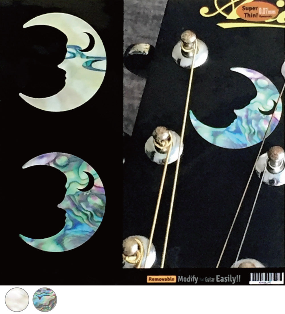 Crescent Moon - Inlay Sticker for Guitars & Ukuleles – Inlay