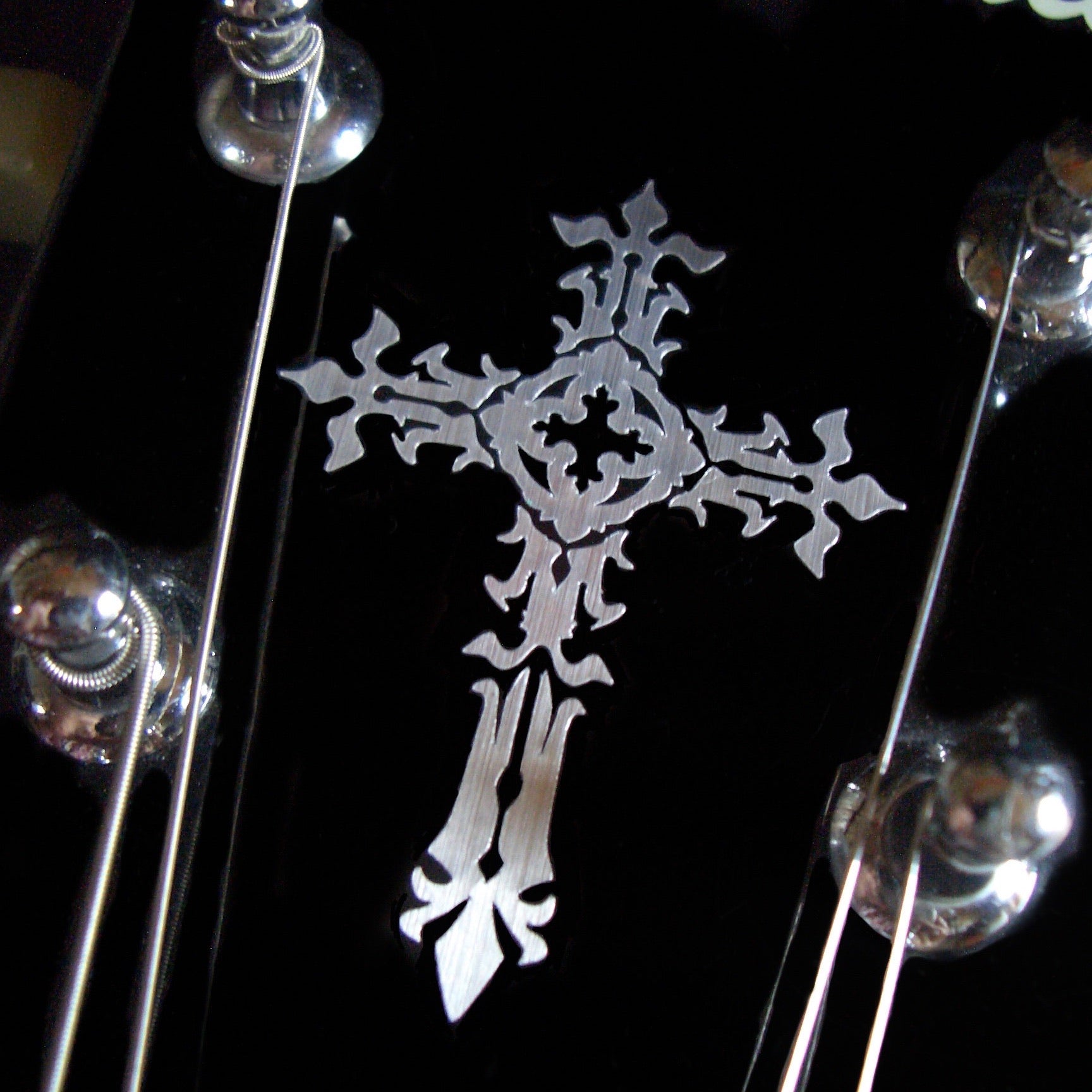 gothic cross decal