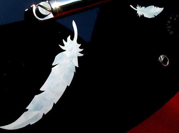 Sticker White feathers 