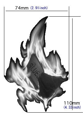 realistic fire black and white drawing