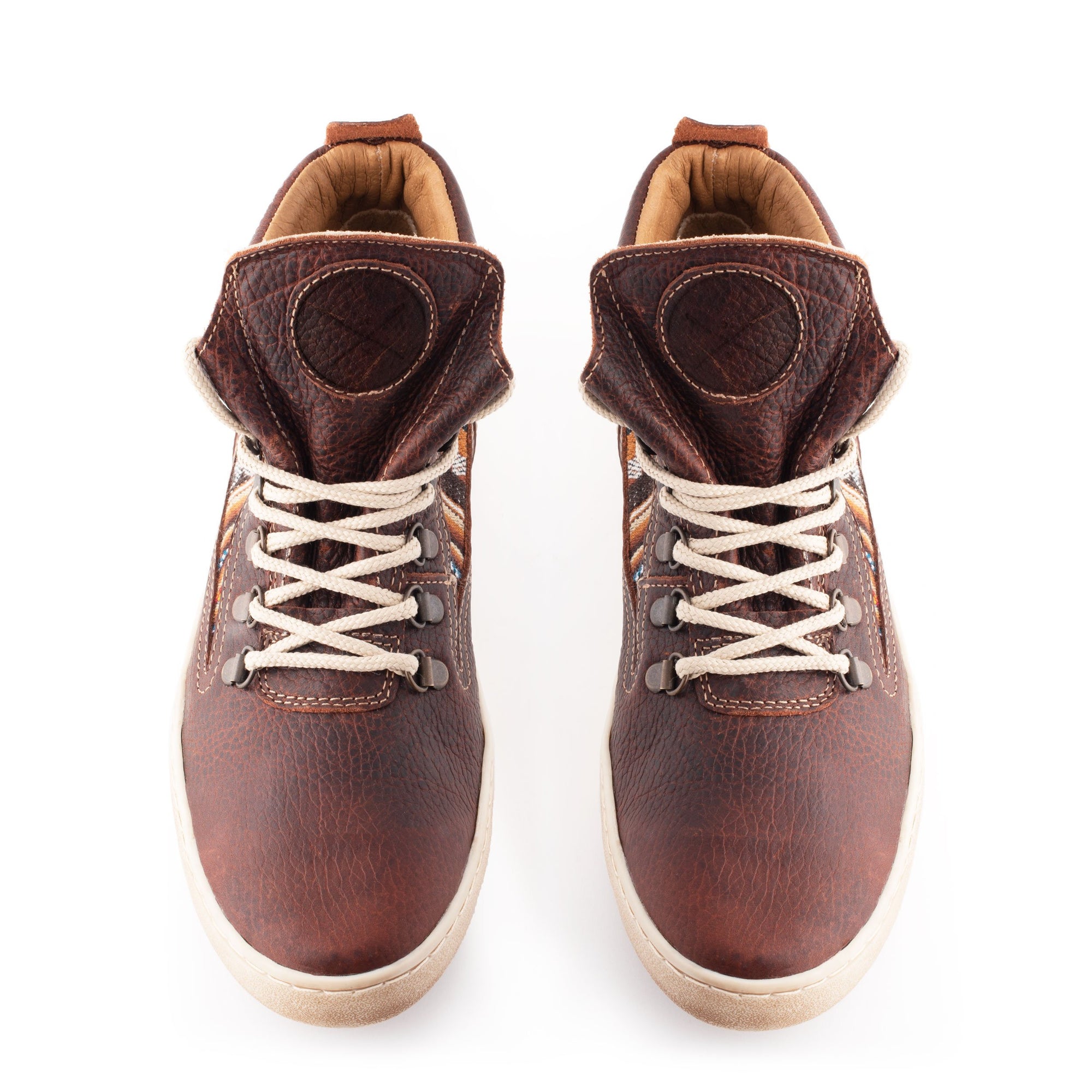 Brown Leather Camping Boot Shoe I 