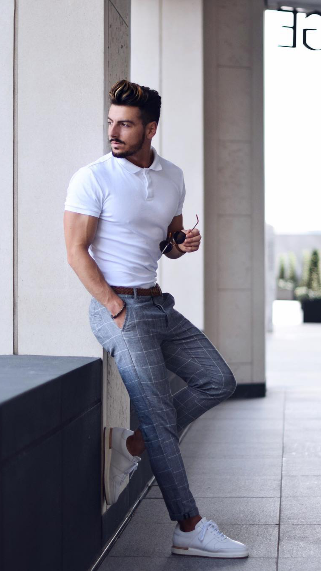 White Polo Shirt Outfit Ideas For Men #poloshirt #shirt #outfitideas # ...