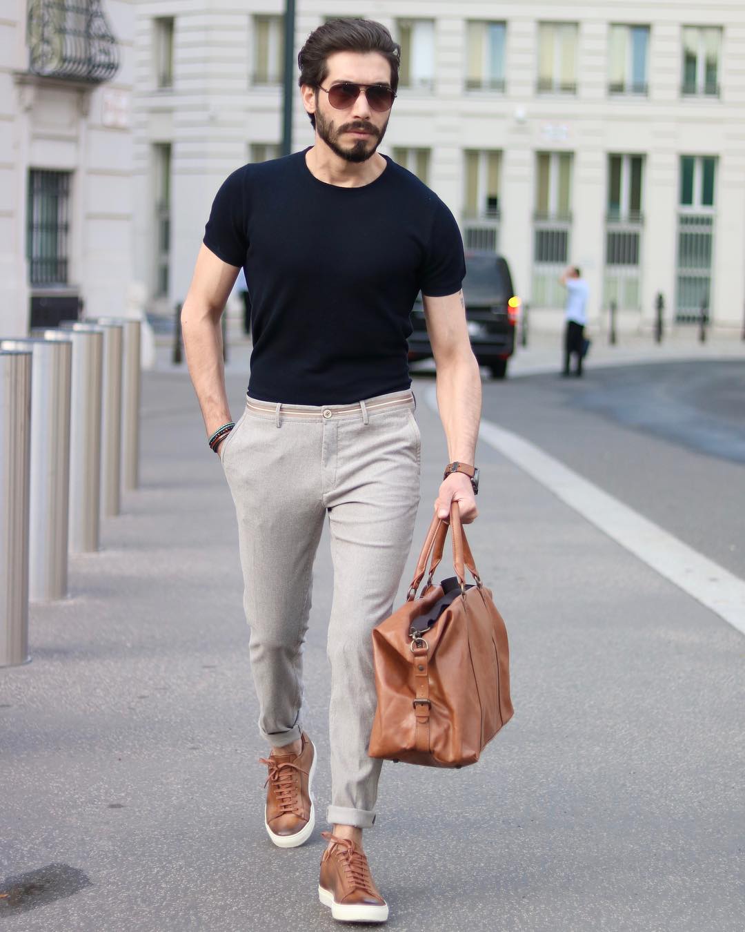 Trousers TShirt And The Fanny PackAthleisure Trends For Men  Style Hub