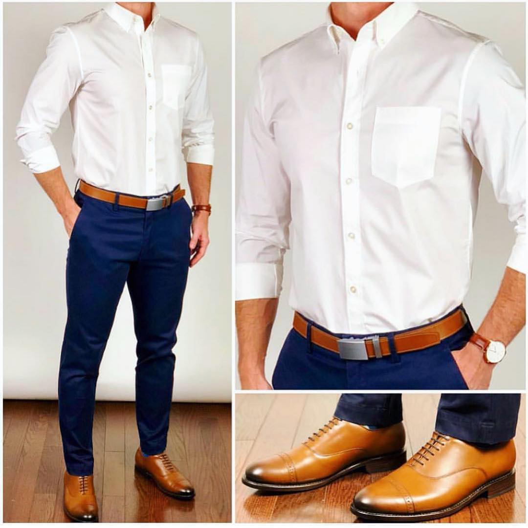 5 Smart Pants & Shirt Outfit Ideas For Men #formal #outfits #mensfashion