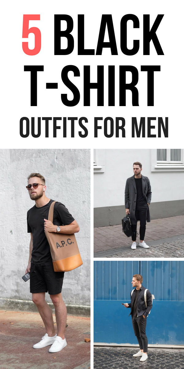 Love wearing black t-shirt? Then you are going to these amazing black t-shirt outfits we've curated for you today. #black #tshirt #mens #fashion #street #style