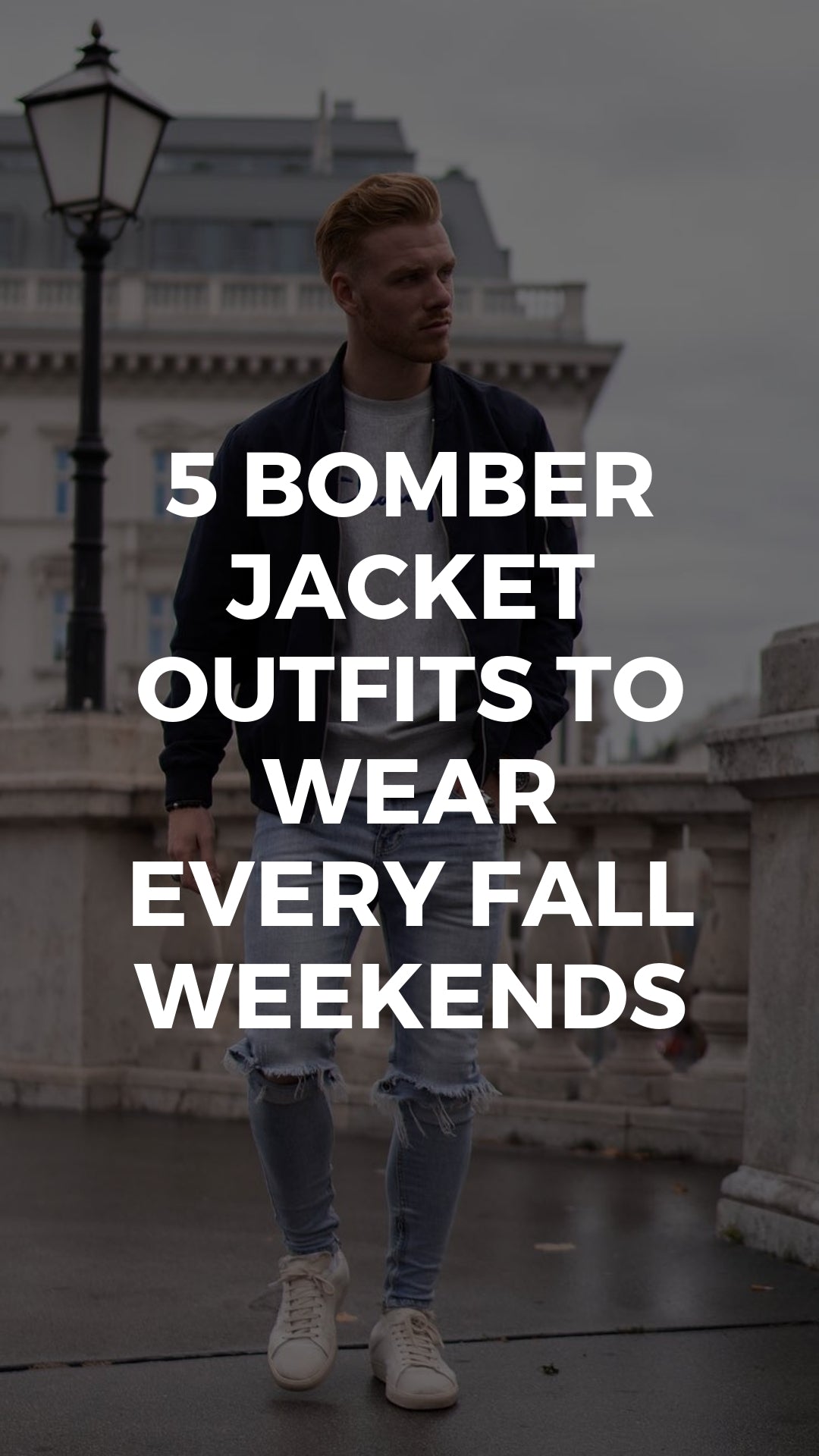 5 Bomber Jacket Outfits To Wear Every Fall Weekends #bomber #jacket #outfits #mens #fashion #street #style