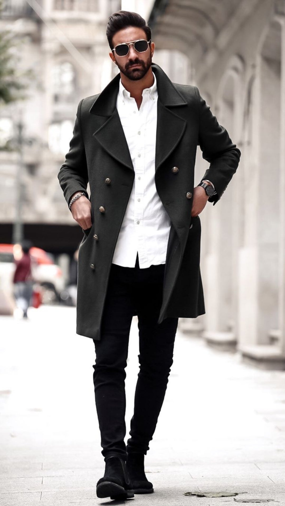 5 Coolest Long Coat Outfits For Men #longcoat #outfits #mensfashion # ...
