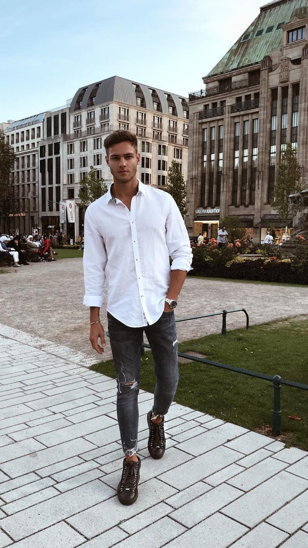 5 Cool Outfits With White Shirt For Men #white #shirt #outfits # ...