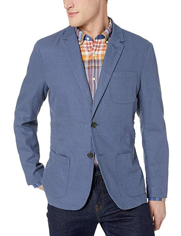 light blue linen blazer for men