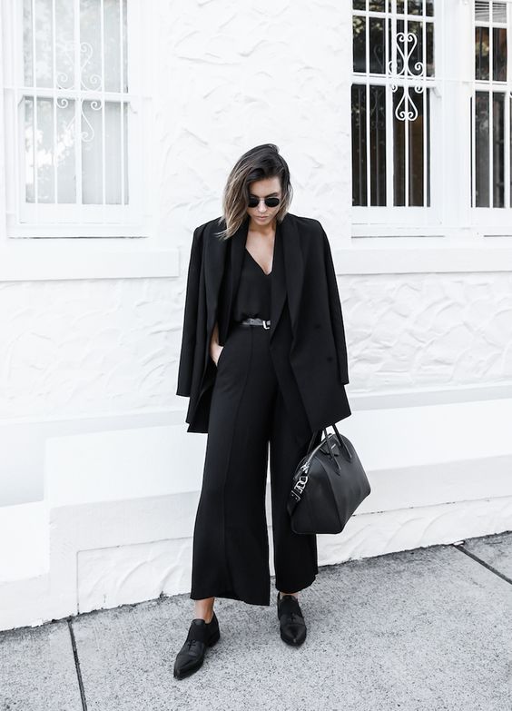 All Black Outfit Inspiration For Women 