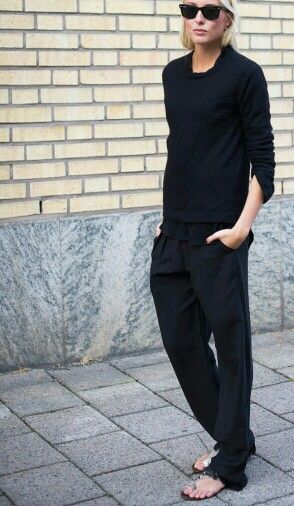 All Black Outfit Inspiration For Women 