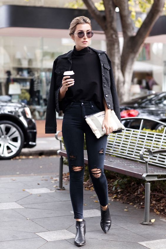 All Black Outfit Inspiration For Women 