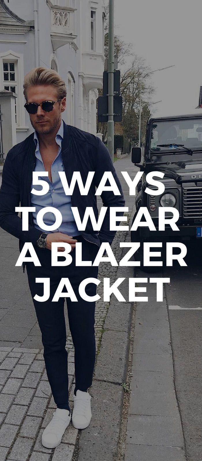 How to wear blazer jacket for men