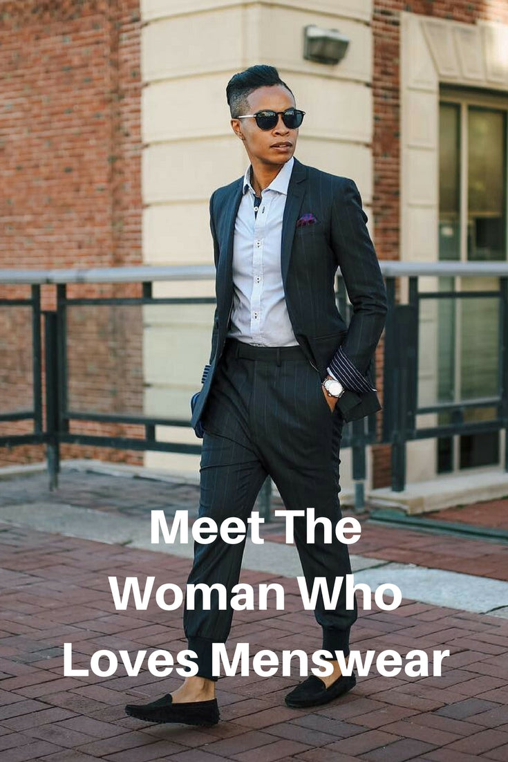 woman who wears menswear