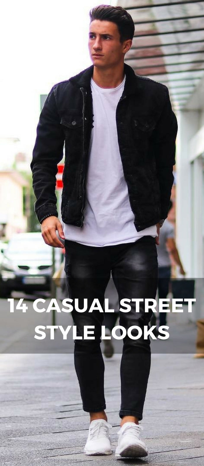 casual street style looks for men