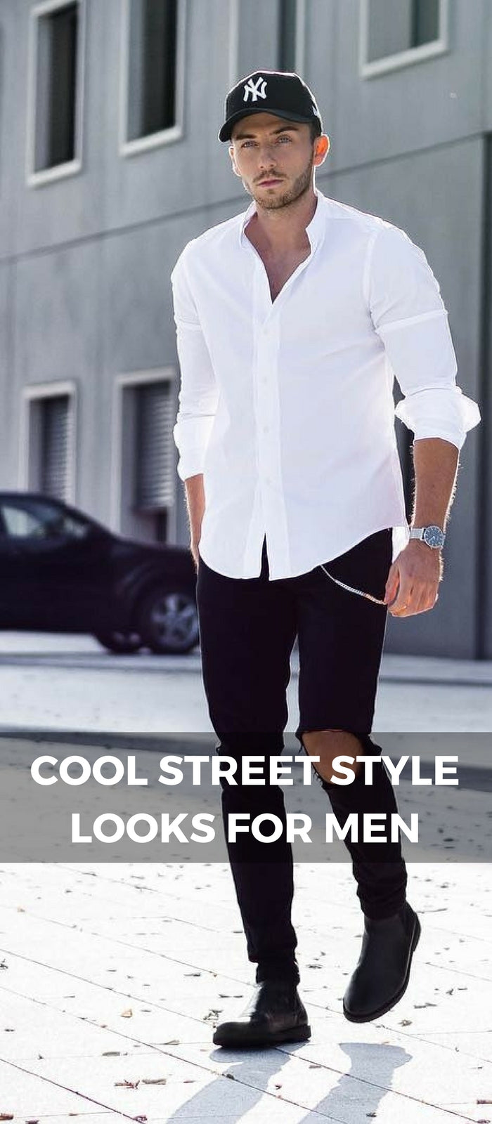 Street style looks for men