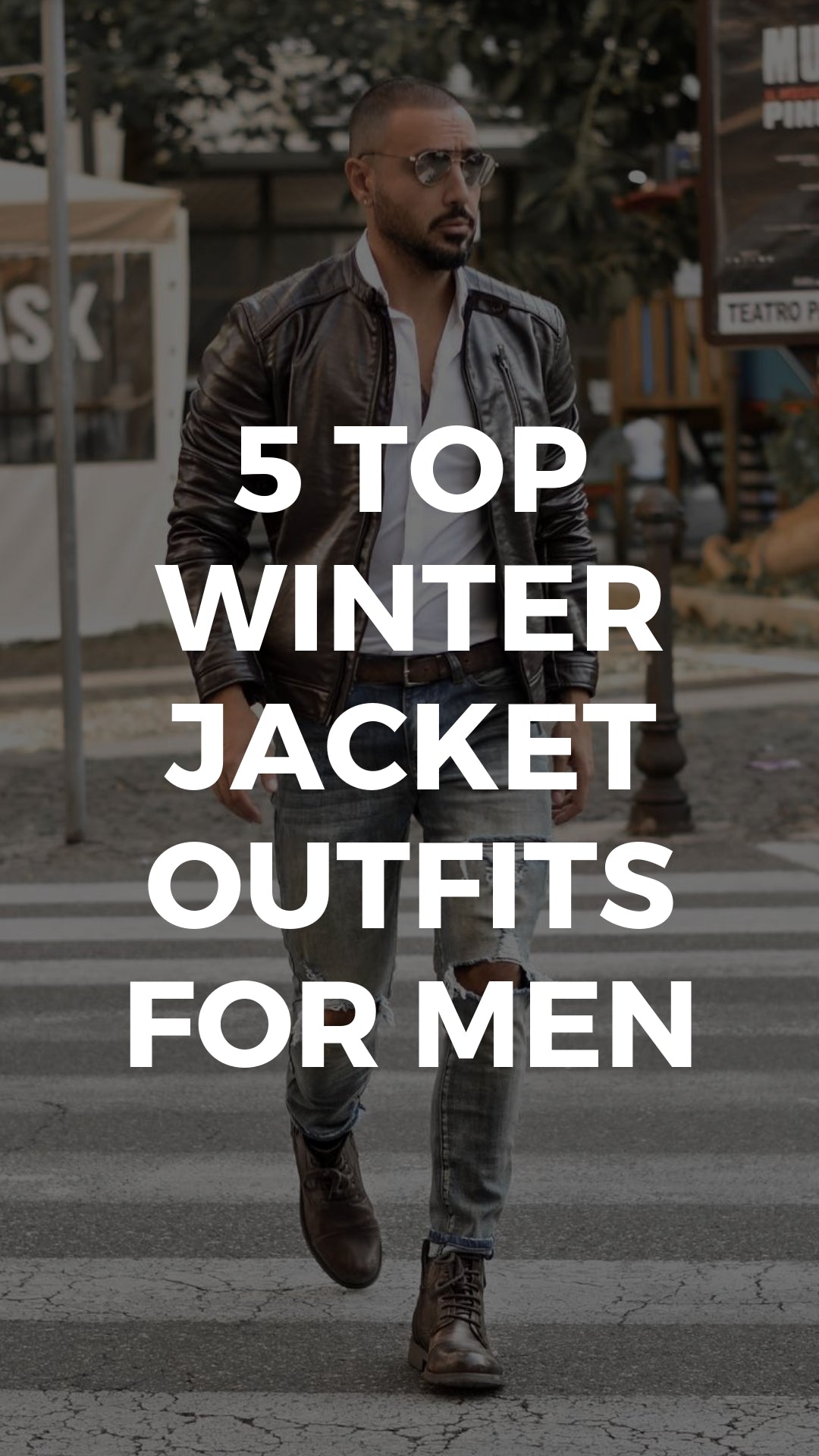 Cool winter jacket outfits for men. #mens #fashion #street #style