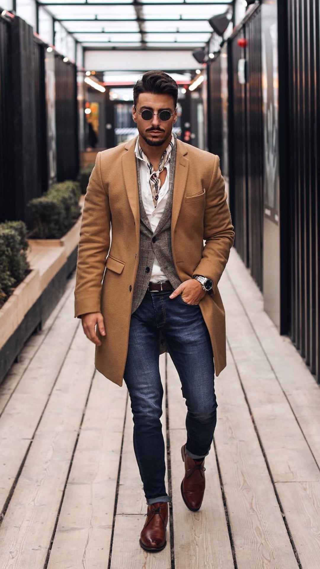 5 Dapper Winter Outfits For Men #winterfashion #fallfashion #mensfashion #streetstyle