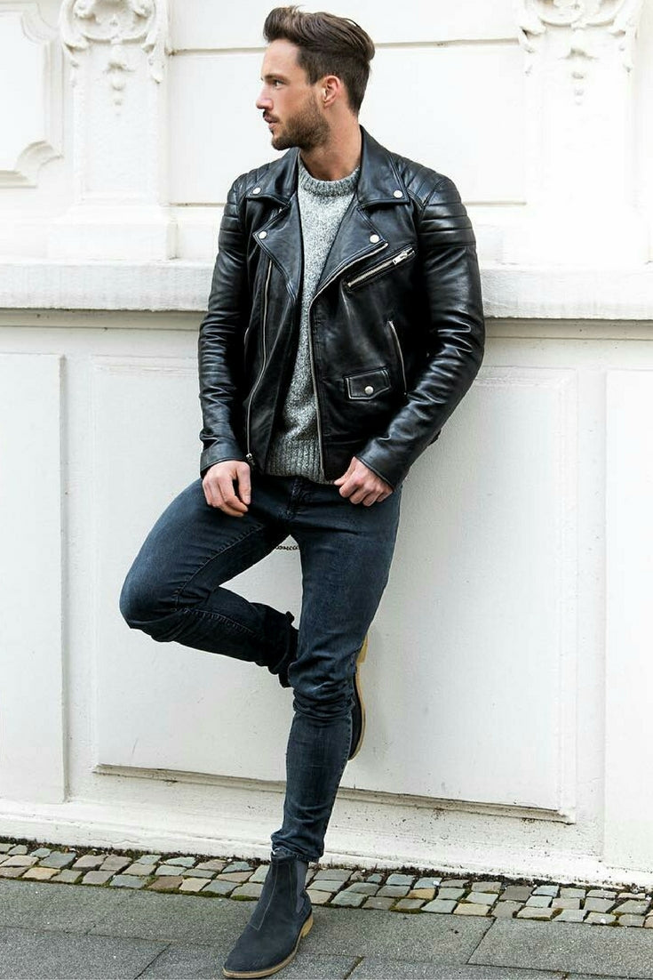 15 Coolest Ways To Wear Leather Jacket This Winter - LIFESTYLE BY PS