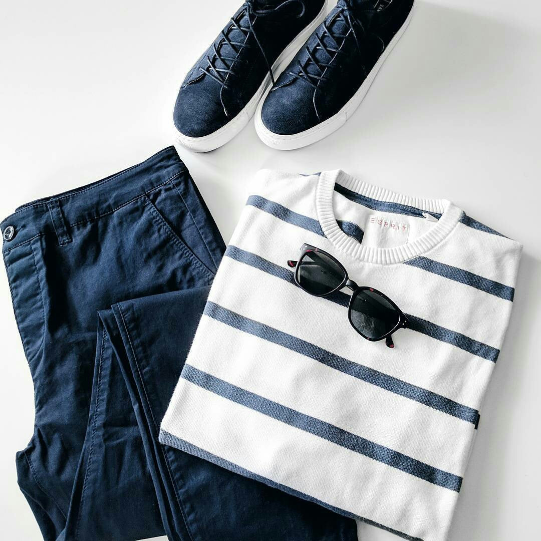 how to wear stripe t shirt for men