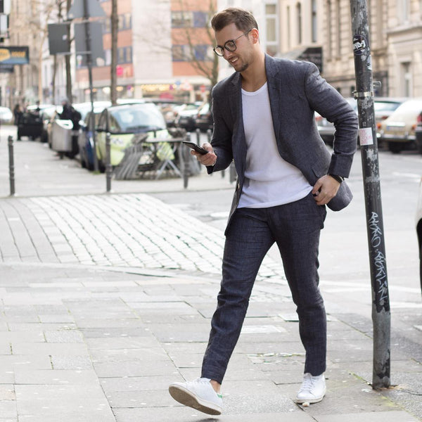 white sneakers for work