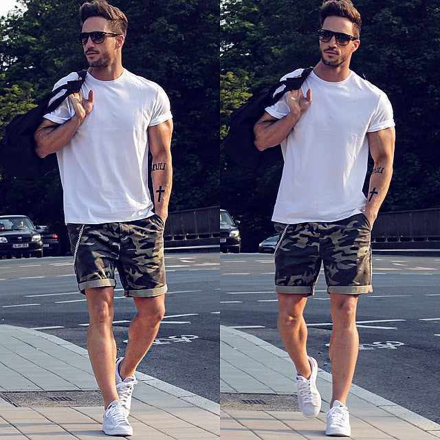 10 Ways To Wear Your T-shirt With Shorts – LIFESTYLE BY PS