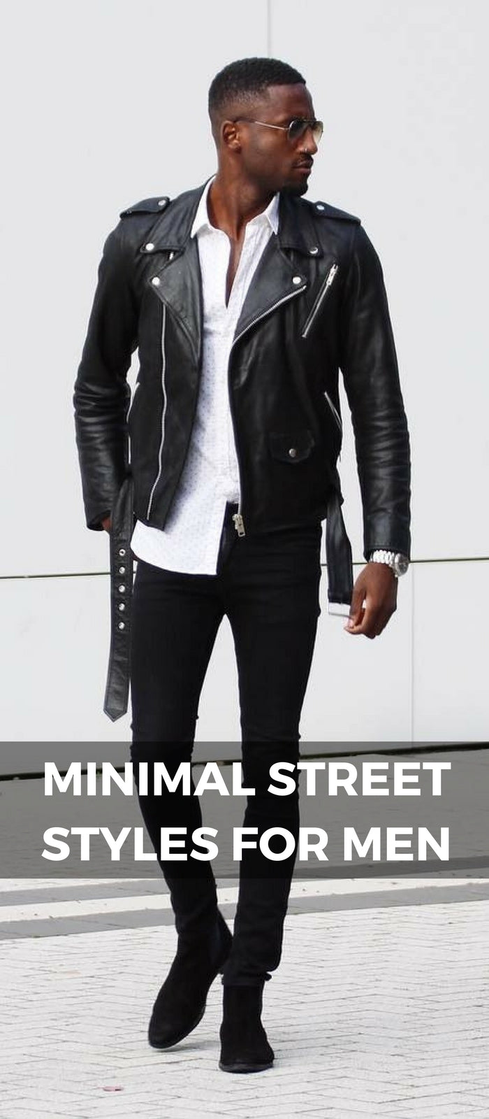 Minimal street style looks for men
