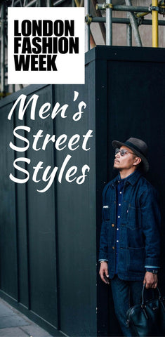 London fashion week, men's street styles