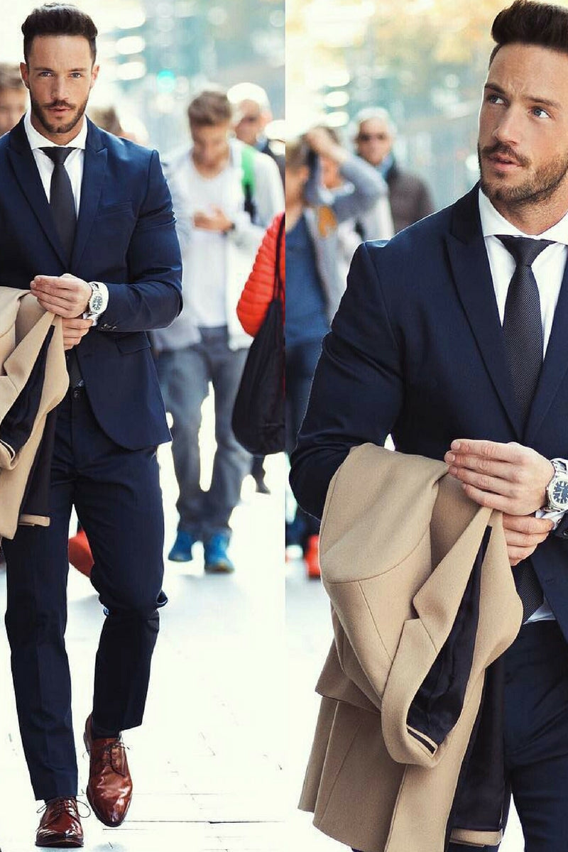 Navy & White Outfit Inspiration For Men
