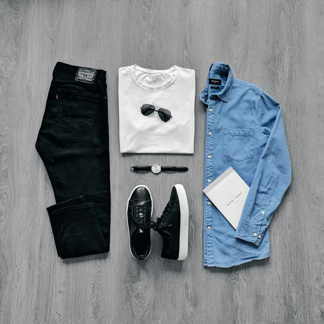 Cool outfit grids for men