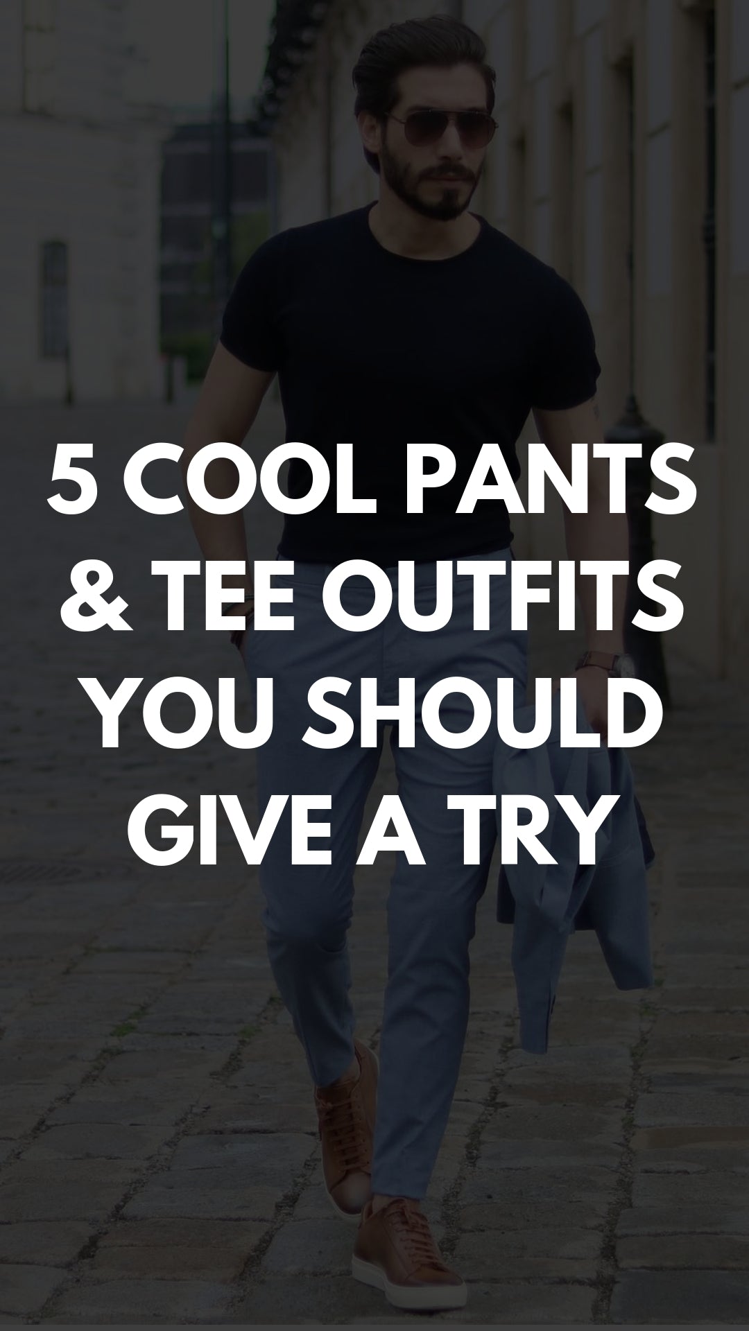 5 Pants & T-shirt Outfits For Men #casualstyle #mensfashion # ...