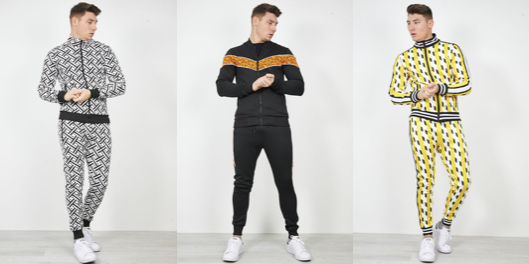 Skinny Tracksuit Flannel Neck Tracksuit