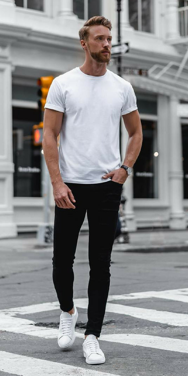 Want to look sharp in simple outfits? Look no further. Check out these 5 simple outfits I've curated for you today. #simple #outfits #mens #fashion #street #style #minimalist