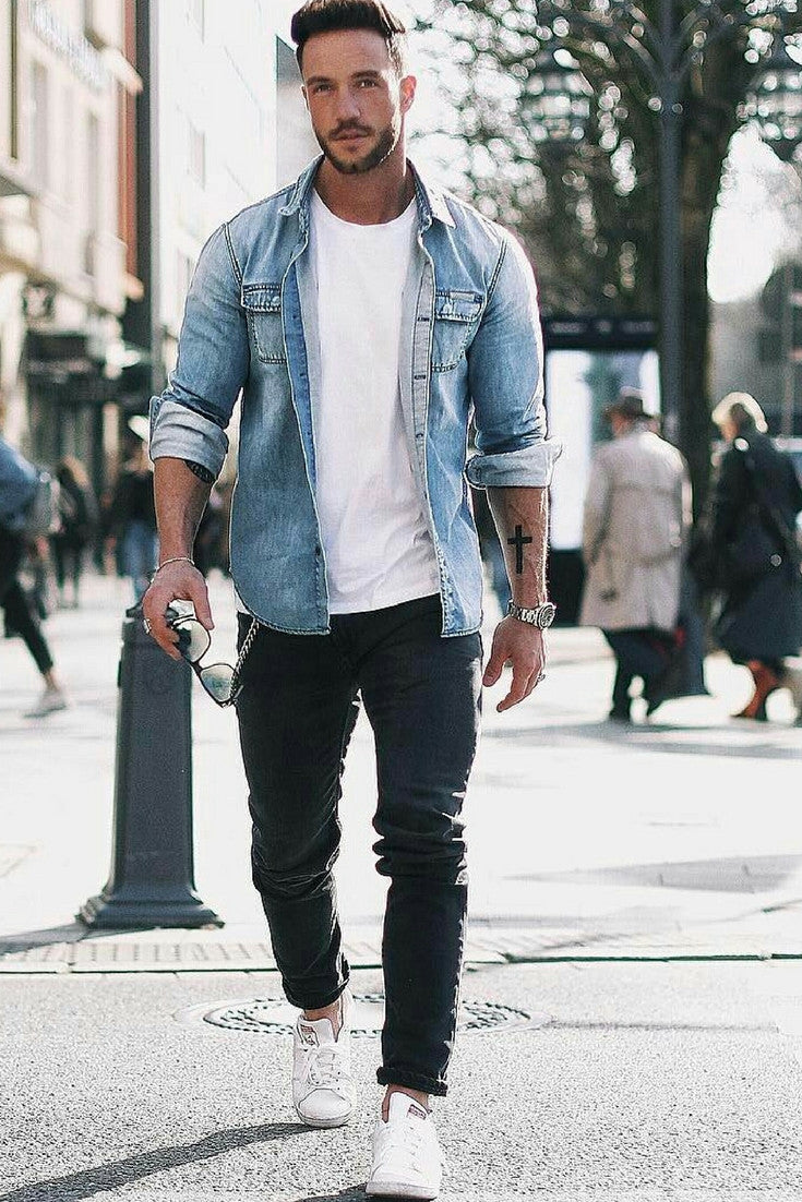 12 Amazing hoodie outfits for the spring! - Mr Streetwear Magazine | Denim  outfit men, Hoodie outfit men, Mens winter fashion outfits