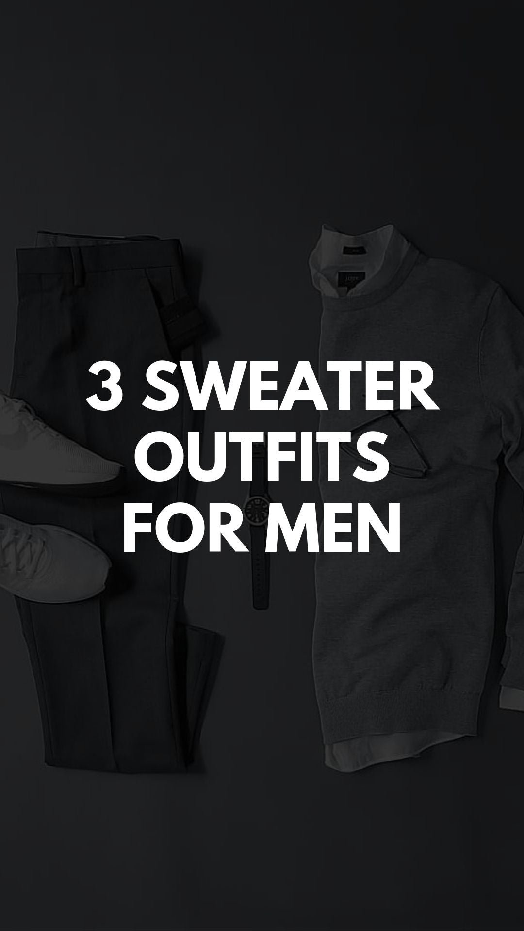 Sweater grids for men. Sweater outfits for men