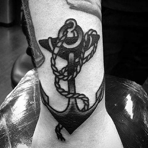 anchor design tattoo ideas for men