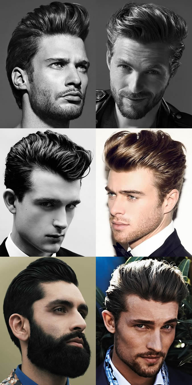 Disconnected pompadour hairstyle for male | HairstyleAI