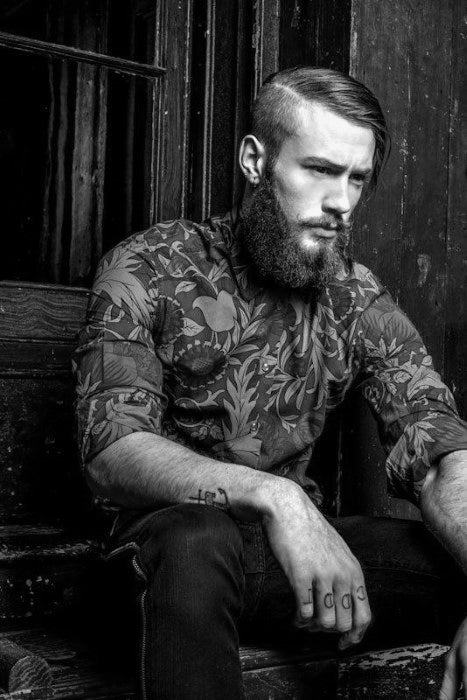 Gentlemen. Society | Long hair beard, Hair and beard styles, Beard styles  for men