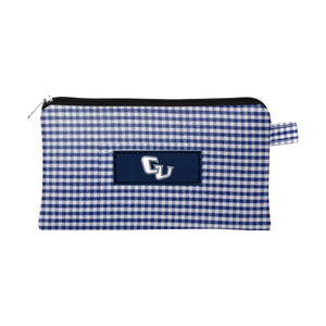 Newport Gingham ID Case, Navy