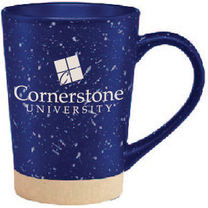 Etched Earthstone Matte Mug by RFSJ, Cobalt