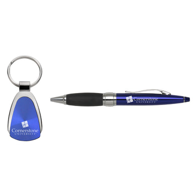 LXG Keychain & Pen Set, Blue