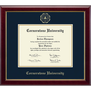 Church Hill Classics Gold Embossed Diploma Frame