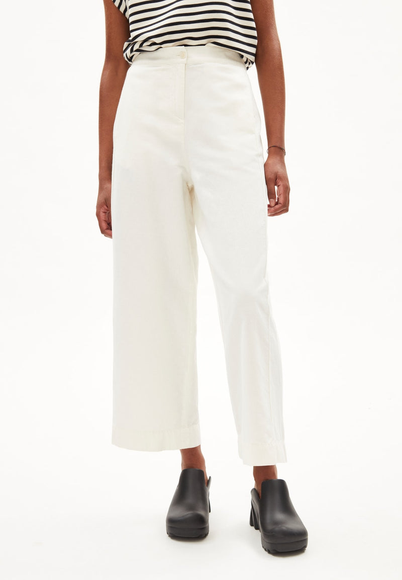 ARMEDANGELS Carunaa lino trousers off white women