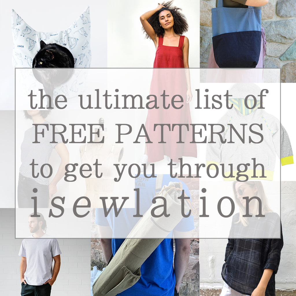 The Ultimate List Of Free Sewing Patterns To Get You Through Isewlatio Simplifi Fabric