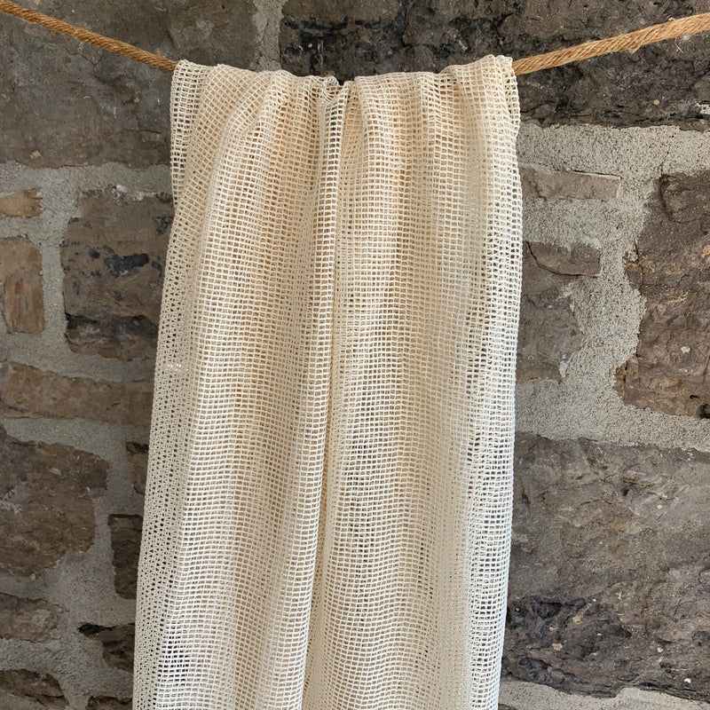 Organic Cotton Handwoven Mesh Fabric