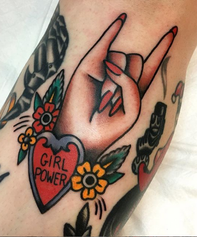 12 Feminist Tattoos That Celebrate Lady Power  Brit  Co