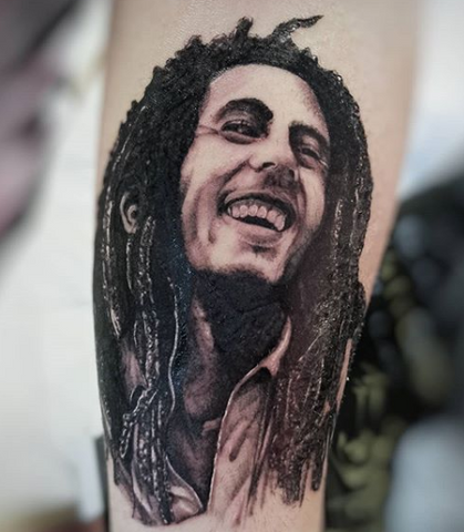 Bob Marley Tattoos  Oh why cant we be what we wanna be We want to be  free RebelMusic  IG stefanophen Barcelona bobmarleytattoo  By Bob  Marley  Facebook