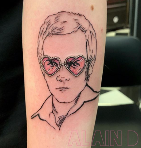 My latest tattoo Sir Elton Johns signature  Tattoos for daughters  Signature tattoos Latest tattoos