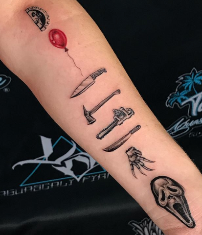 Traditional Horror Tattoos