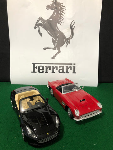 Ferrari California 30 Hotwheels 1:18 250 California by Polistil 1:16